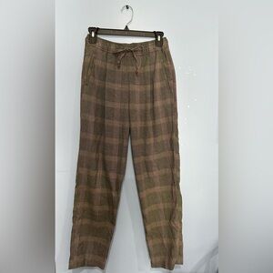 Old Navy Women’s Plaid Chinos - Brown and Green. Billie Pants